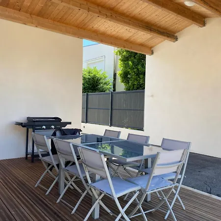 Villa Maison Moderne Plain-pied 3 Jardin Préau